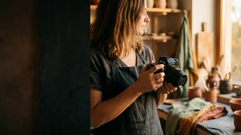 Exemple d'univers visuel pour Photographie